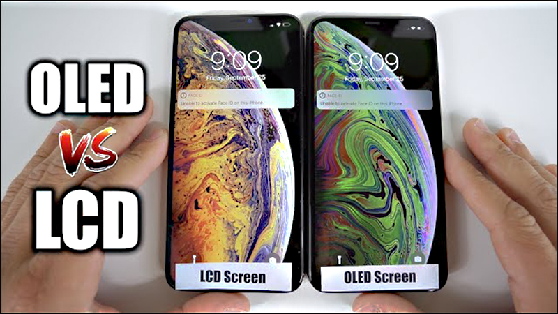 So sánh giữa máy iPhone cần kiểm tra màn hình và máy zin màn hình OLED để dễ dàng nhận biết